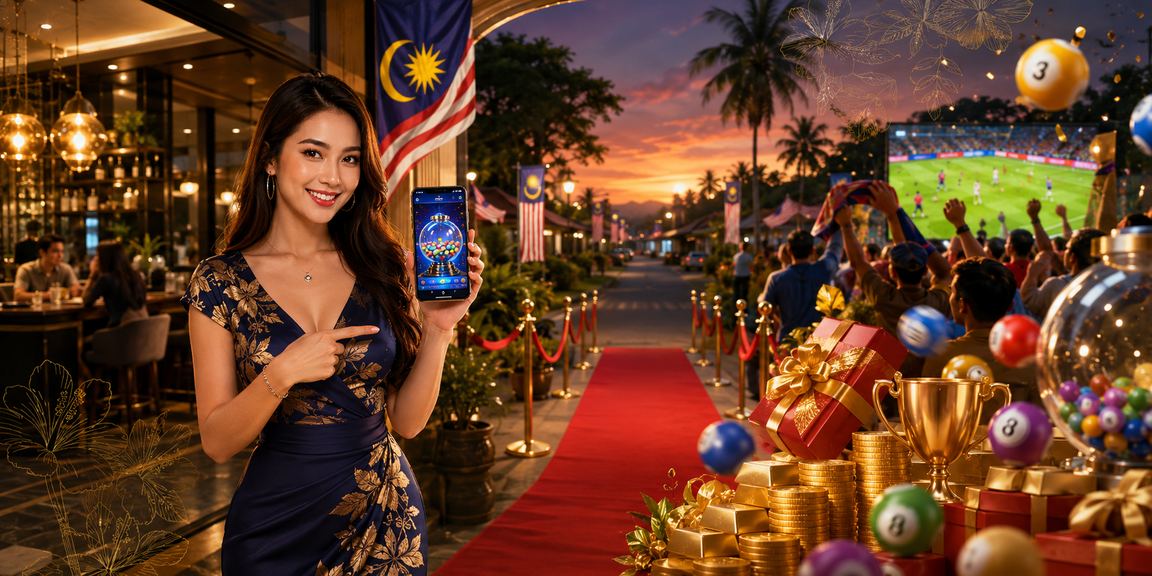 Pengguna Malaysia menikmati permainan lotri dalam talian secara bertanggungjawab pada platform 40300