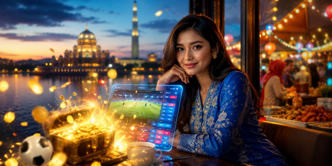 Pengguna Malaysia dalam pakaian tradisional menggunakan platform dalam talian Putrajaya